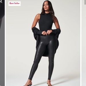 SPANX Faux Leather Leggings